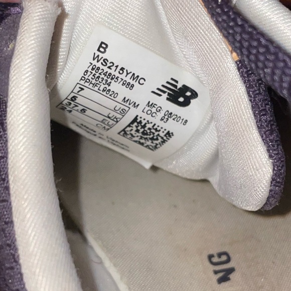 New Balance 215v1 Lifestyle Sneakers
Thistle Dark Purple Size 7 - Picture 9 of 9
